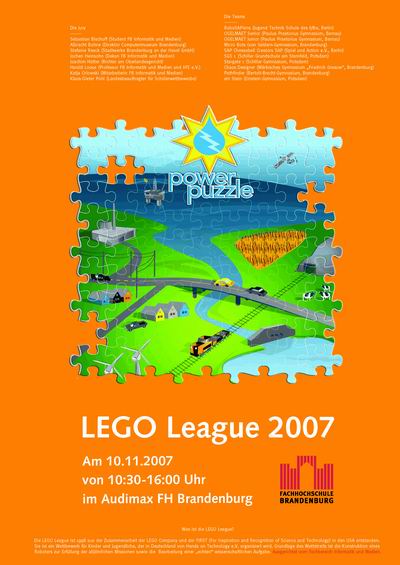 Poster zur LEGO League 2007